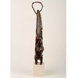 Evanghelist III - sculptură în bronz, artist Liviu Bumbu